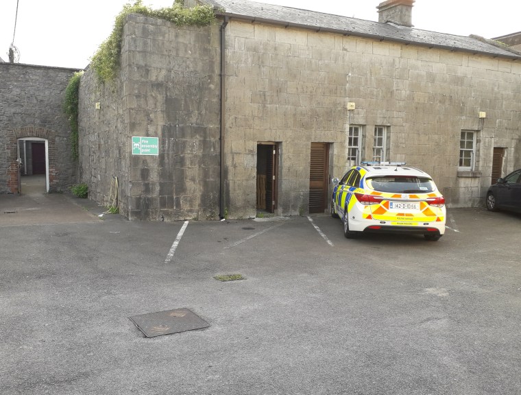 The location where IRA volunteers were photographed with their motor car in Midleton (Damian Shiels)